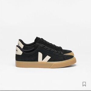 EUC Veja Campo Bold Sneaker Black Suede
